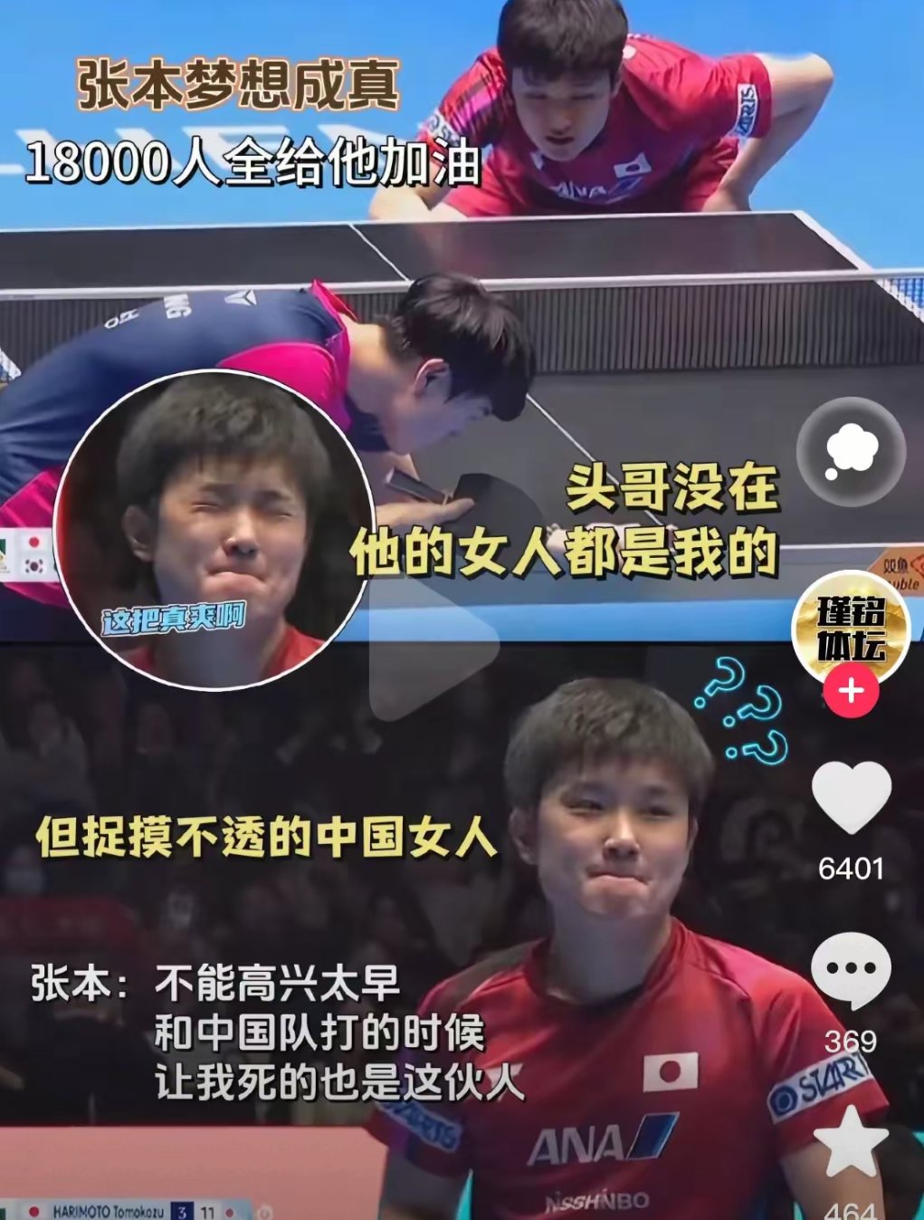 关于波兰乒乓球队绝杀奥地利乒乓球队，张本智和统治全场的信息