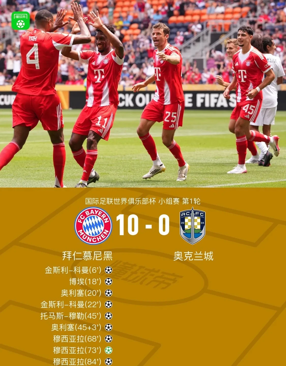 拜仁强势切尔西，梅西制霸全场